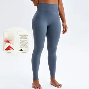 HANGTAG-faja moldeadora de LICRA para el cuerpo, leggings adelgazantes de cintura alta, sin costuras, para gimnasio