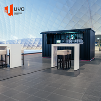 Conteneur d'expédition portable préfabriqué sur mesure de 20 pieds Café Bar Conteneur Magasins Restaurant