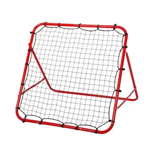 Soccer Rebounder Net Kickback Rebound Net Easy Set Up Pitch Back Net 40X40 pulgadas