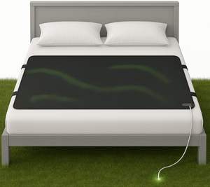 Colchoneta de Puesta a Tierra Más Vendida para Cama, con Cable de Puesta a Tierra para Dormir, Funda de Colchón de Cuero PU Antideslizante - Product Image 1