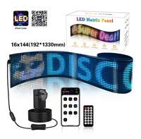 Nouvel écran LED pour véhicule, yeux de démon animés dynamiques, panneau d'affichage, yeux de démon clignotants, éclairage de voiture pour camion