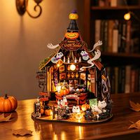 Kit artisanal en bois Robotime Rolife DG186, maison de bonbons hantée, maison miniature 3D en bois à faire soi-même