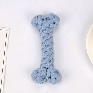 Wholesale Custom Pet <b>Dog</b> Chew Toys Durable Luxury Cotton Bone Interactive Small Pet <b>Dog</b> Rope Toys for <b>Dogs</b> - Product Image 2