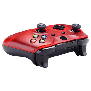 Custom Extremerate Repair Parts Gamepad Accessories DIY Clear <strong>Red</strong> Top Front Housing Shell Case for <strong>Xbox</strong> One S Slim <strong>Controller</strong> - Product Image 6