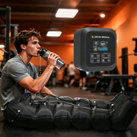Bottes de compression d'air électriques pour la récupération des pieds et des jambes, masseur pressothérapeutique, machine de massage lymphatique à vendre