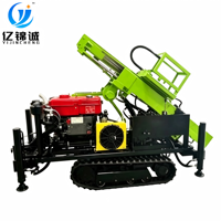 Foreuse d'exploration sur chenilles portable de 20 m, diesel hydraulique, pour carottage diamanté et échantillonnage de sol agricole, modèle BZ-20TL YJC