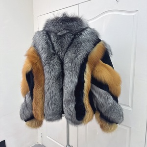 Nhà sản xuất RX Furs bán buôn áo khoác lông thỏ thời trang mới dành cho nữ, áo khoác lông cáo bạc thật sang trọng bán chạy nhất, áo khoác lông cáo đỏ tự nhiên - Product Image 4