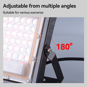 <span class=keywords><strong>Projecteur</strong></span> <span class=keywords><strong>Solaire</strong></span> 50W 100W <span class=keywords><strong>Projecteur</strong></span> LED RVB Changement de <span class=keywords><strong>Couleur</strong></span> Télécommande Étanche IP66 Lampe d'Extérieur <span class=keywords><strong>Solaire</strong></span> - Product Image 4