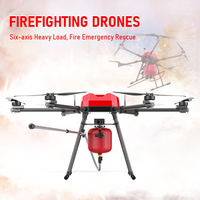 Drone de lutte contre les incendies FIre UAV, drone de livraison longue portée, drone extincteur, drone de sauvetage d'urgence, drone de lutte contre les incendies à six axes à charge lourde