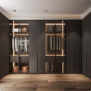 <b>Clothes</b> Cabinet Wardrobe Bedroom Furniture Closet <b>Storage</b> Wood Factory Wholesale Fashion Modern Home Furniture Wood Frame Wooden - Product Image 3