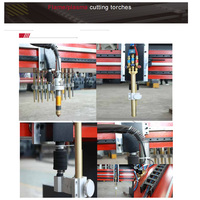 Machine de découpe plasma CNC automatique ZMDE avec moteur pour la découpe industrielle de tôles métalliques et des torches à flamme