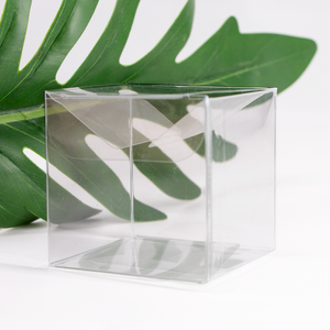 Prix bas, sac en plastique transparent PET/PVC/PP de 10 cm x 10 cm x 10 cm, emballage vide, petite <span class=keywords><strong>boîte</strong></span> cadeau pliable - Product Image 6