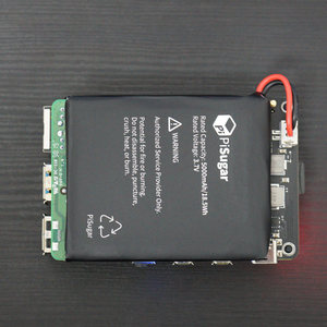 โมดูลแบตเตอรี่ PiSugar2 Pro UPS สำหรับราสเบอร์รี่พาย 3B/4B |   5000mAh, 6A Turbo Output, RTC, WebUI Power Manager W890 - Product Image 3