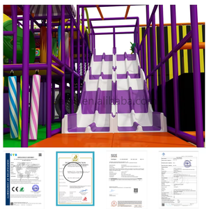 Baihe 120-150 m² Nouvel équipement de jeux intérieur en PVC, capacité supérieure à 500 kg, centre de jeux intérieur économique pour tout-petits et enfants - Product Image 3