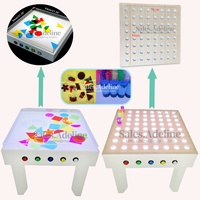 Chambres sensorielles et équipement de thérapie de l'autisme Table sensorielle interactive pour enfants Table lumineuse LED avec accessoires de jeu