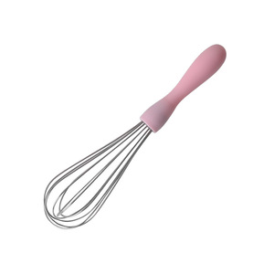 Fouet à œufs moderne de 9 pouces en acier inoxydable avec manche en plastique pour la pâtisserie et la cuisine, outil en silicone pour usage domestique - Product Image 5