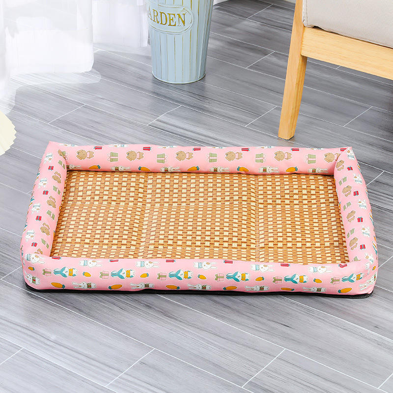 Pink rabbit mat nest