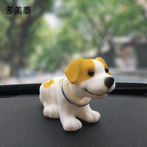Alta simulación cabeza móvil perro Bobble cabeza tablero juguete divertido asintiendo perro <span class=keywords><strong>coche</strong></span> regalos para decoración y decoración de oficina - Product Image 2