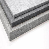 Panneaux acoustiques en feutre PET standard américain de 24 mm, insonorisés, 100 % fibres de polyester, panneaux acoustiques muraux