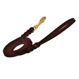 สายหนังหรูหราสำหรับสายจูงสุนัขทนทานสำหรับสุนัขขนาดใหญ่และแข็งแรง - Product Image 2