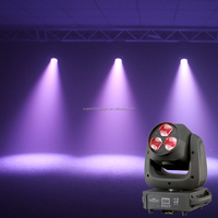RGBW A MENÉ LA Lumière D'étape 3x40W LED Faisceau de Lumière Principale Mobile De Lavage de Zoom DMX-512 LED Dj Noël Musico Noël Son Actif Lumières Disco