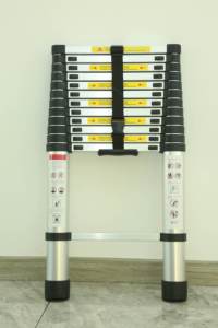 Échelle télescopique industrielle de haute qualité en aluminium, échelle extensible en aluminium, Chelle Télescopique 150KG, utilisée pour l'extérieur - Product Image 3