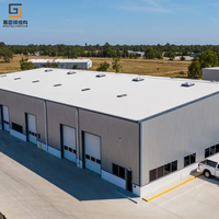 Estructura de Acero Modular de Rápida Construcción, Almacén Agrícola, Edificio Metálico Prefabricado Robusto para Maquinaria Agrícola y Almacenamiento de Granos
