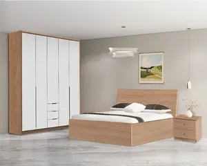 Chinese Factory Direct Sales Of Simple Modern Particle Board Wardrobes Storage Cabinets Wardrobes Bedrooms Wardrobes