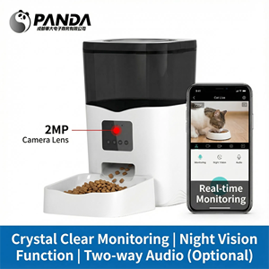 पर्यावरण के अनुकूल आधुनिक स्मार्ट पालतू कटोरे मोबाइल फोन रिमोट कंट्रोल मात्रात्मक भोजन मशीन कुत्तों के लिए स्वचालित - Product Image 4