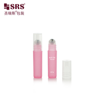 Flacon roll-on 5 ml en plastique PP PCR recyclé avec bouchon long, mini-contenant roll-on anti-démangeaisons pour soins de la peau