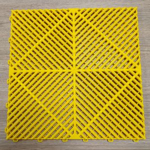 Plancher en PP haute densité pour salle de sport, intérieur, gris, 18 mm, flexible, lames de sol, <span class=keywords><strong>garage</strong></span>, design 3D moderne, imperméable - Product Image 5