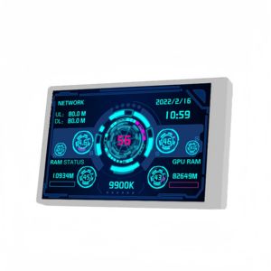 หน้าจอรอง USB Type-C ขนาด 3.5 นิ้ว 3.5 นิ้ว ความละเอียด 320x480 แบบ IPS มุมมองเต็มจอ สำหรับคอมพิวเตอร์ มินิพีซี แสดงอุณหภูมิ CPU GPU RAM HDD พร้อมโปรแกรม <span class=keywords><strong>AIDA64</strong></span> ฟรี - Product Image 3