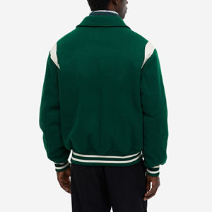 เสื้อแจ็คเก็ตวาร์ซิตี้ผู้ชายแบบสั่งทำปี 2025 แขนยาว คอตั้ง ผ้าแคนวาสคุณภาพสูง ปะติดด้านหน้า กันลม ระบายอากาศได้ดี เหมาะสำหรับใส่ในฤดูหนาว - Product Image 4