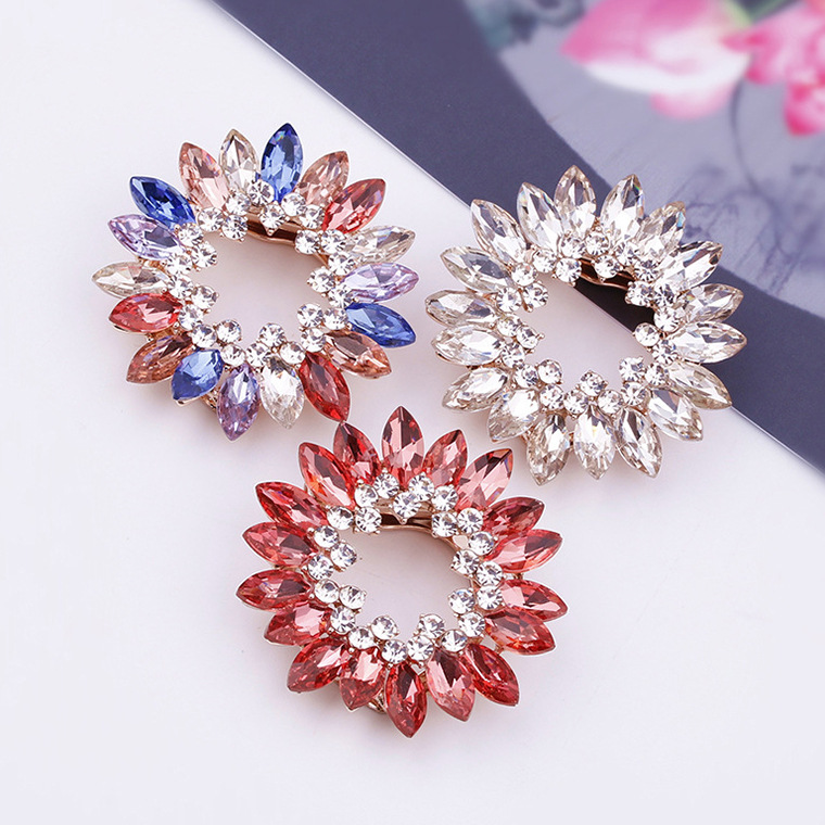 NICENEEDED Set 6 Spille Ballerina In Cristallo E Strass – Ali Decorative Per Abiti Da Sposa E Accessori Moda, Multicolore