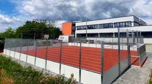 Diskon besar peralatan lapangan olahraga profesional Pitch sepak bola kustom dengan sangkar sepak bola - Product Image 4