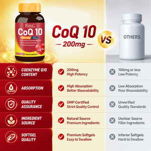 Fabricant de compléments alimentaires, gélules de CoQ10 pour la santé cardiaque, soutien pour adultes, complément alimentaire de CoQ10 - Product Image 4