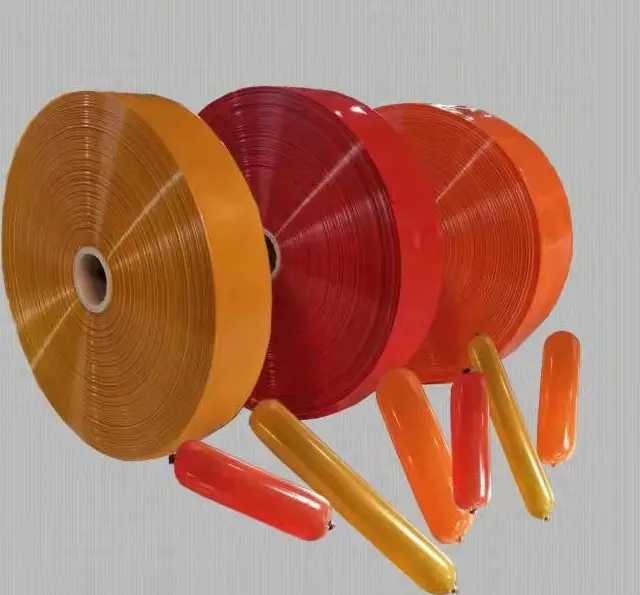 סרט פלסטיק פוליאמיד עם צבעים שונים לאריזת נקניקיות מארז נקניק מפלסטיק באיכות גבוהה מארז חזיר