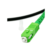 Cable de Fibra Óptica FTTH con Excelente Estabilidad de Temperatura, Cubierta de PVC, Conector SC APC, Cable de Conexión
