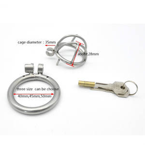 Dispositif de chasteté en métal pour homme, verrouillage du pénis esclave, cage à pénis anti-érection, jouets sexuels pour adultes pour hommes - Product Image 4