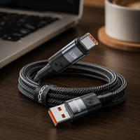 Câble de charge ultra-rapide Toocki 120W Max, compatible avec le protocole Xiaomi, pour la charge de téléphones et tablettes