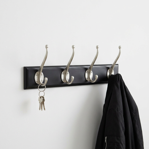 AK Brass Stainless Steel Multi <b>Hook</b> <b>Coat</b> Rack Heavy Duty Wall Mounted Hanger Clothes <b>Hook</b> <b>Decorative</b> Wall Hanger Home Decor - Product Image 3