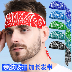 Cycling Sweatband Breathable Quick Dry Dual Layer Lightweight Soft Fit <b>Headband</b> For <b>Sports</b> Exercise - Product Image 5