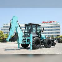 Mingyu Backhoe Loader Grosir, Excavator Loader Dua-dalam-Satu, Harga Pabrik Tersedia di Stok