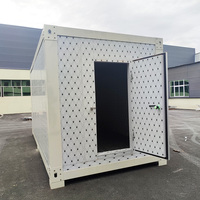 20FT 40FT Contenedor Carnicería Almacenamiento en Frío Móvil Montado Equipo de Refrigeración Congelador Mono Bloque Refrigeración