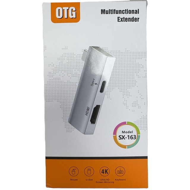 OTG Multifunctional Extender Type-C to HDTV 4K USB 3.0 PD Charging Portable Hub for Phone Tablet Laptop