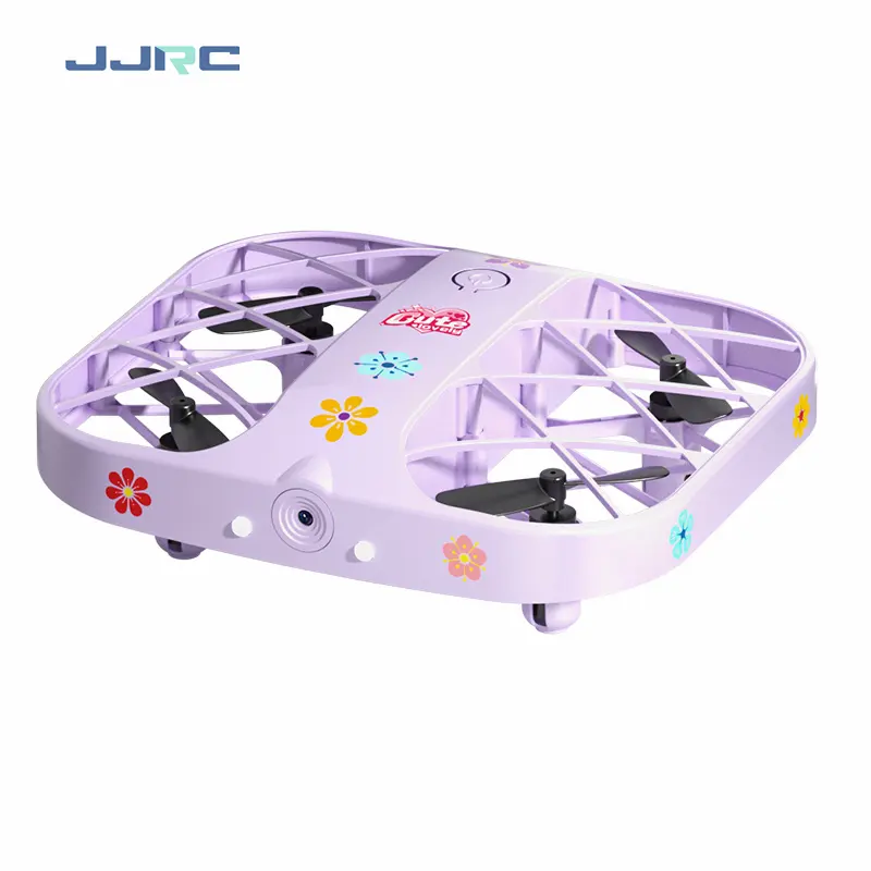 JJRC mainan Drone Mini anak-anak, penjualan laris plastik kendali jarak jauh Drone Rc kontrol gerakan 2 In 1 Rc motor Drone untuk anak-anak