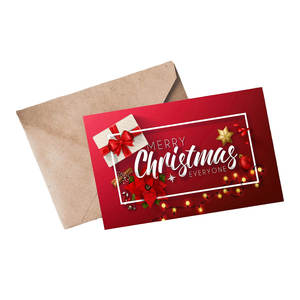 Diseño personalizado de tarjetas de felicitación con sobre para Navidad Día DE LA MADRE Día del Padre-Impresión offset - Product Image 6