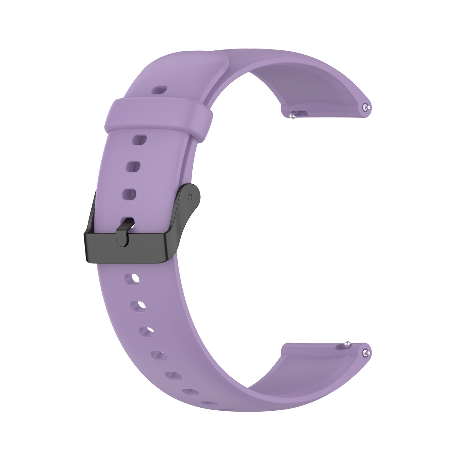 Boucle noire-violet clair
