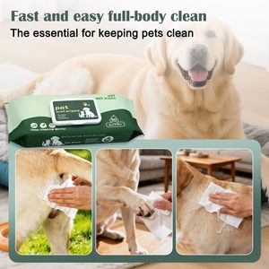 100 Toallitas Hipoalergénicas para Perros y Gatos - Biodegradables, Sin Fragancia, Desodorantes - Product Image 2