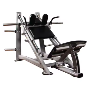 피트니스 스포츠 장비 사용 무료 웨이트 플레이트 적재 강도 피트니스 장비 45 도 해킹 슬라이드 레그 프레스 기계 - Product Image 1